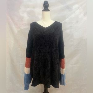 Women's Autumn/Winter V-Neck Loose Knitted Sweater/MACARON/ Size:XL